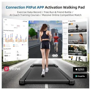 Sattire Walking Pad 2-in-1 Loopband 2,2PK Opvouwbaar