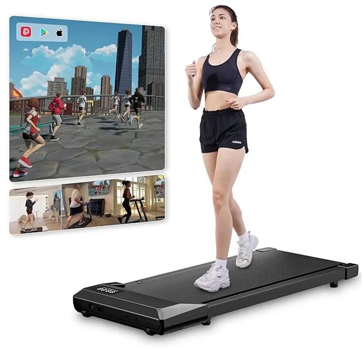 Wat vinden we goed aan de Sattire Walking Pad 2-in-1 Loopband 2,2PK Opvouwbaar