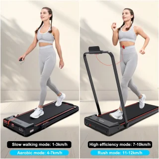 Serolux Loopband Inklapbaar Hometrainer Zwart
