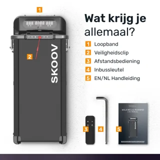 Skoov Inklapbare Loopband 1-12 km/u