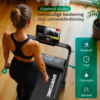 Sportconic Loopband 1-12km/u Inklapbaar Walking Pad
