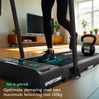 Sportconic Loopband 1-12km/u Inklapbaar Walking Pad
