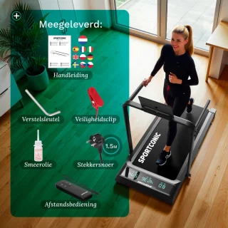 Sportconic Loopband 1-12km/u Inklapbaar Walking Pad