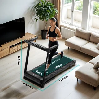 Sportconic Loopband 1-14 km/u Inklapbaar met Hellingfunctie en Tablethouder