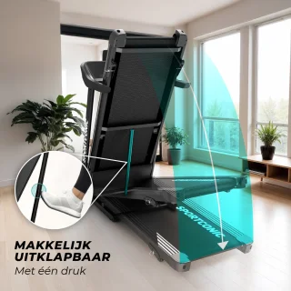 Sportconic Loopband 1-14 km/u Inklapbaar met Hellingfunctie en Tablethouder