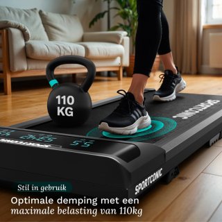 Sportconic Loopband 1-6km/u Walking Pad Inclusief Afstandsbediening