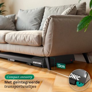 Sportconic Loopband 1-6km/u Walking Pad Inclusief Afstandsbediening