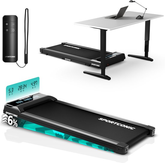 Sportconic Loopband 1-6km/u Walking Pad Inclusief Afstandsbediening review