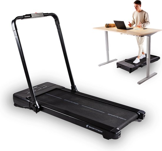 Sportstech sPad1000 — compacte 2-in-1 walking pad voor thuisbeweging