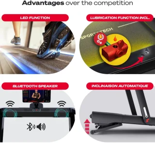 Sportstech sTread Fold Pro opvouwbare loopband