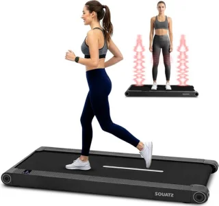 Squatz 2-in-1 Loopband Walking Pad Zwart