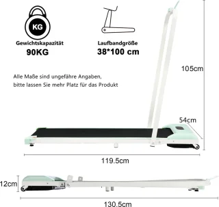 Sweiko 2-in-1 Loopband Groen met Afstandsbediening