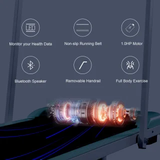 Sweiko 2-in-1 Loopband met Afstandsbediening