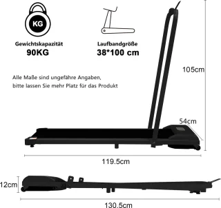 Sweiko 2-in-1 Loopband met Afstandsbediening