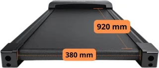 TD Compacte Loopband Wandelpad Zwart/Paars