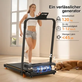 Thuiskantoor Loopband Draagbaar 2-in-1 120 kg