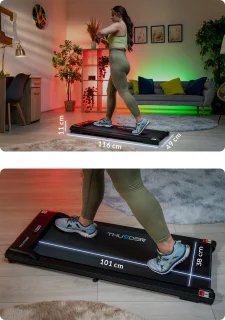 THUNDER IDEA Opvouwbare Elektrische Loopband