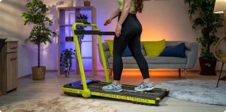 THUNDER® Loopband IMPACT-LIME Opvouwbaar