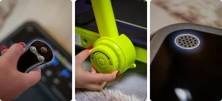THUNDER® Loopband IMPACT-LIME Opvouwbaar