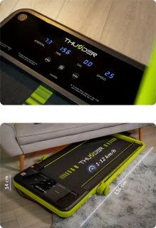 THUNDER® Loopband IMPACT-LIME Opvouwbaar