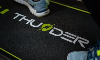 THUNDER® Loopband IMPACT-LIME Opvouwbaar
