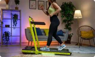 THUNDER® Loopband IMPACT-LIME Opvouwbaar