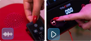 THUNDER® Loopband RACE-RED Opvouwbaar