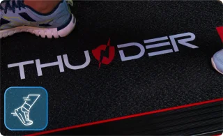 THUNDER® Loopband RACE-RED Opvouwbaar