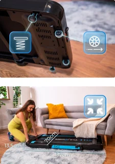 THUNDER RACE-BLACK Loopband Opvouwbaar