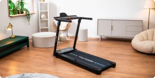 THUNDER ULTRA-BLACK elektrische loopband opvouwbaar