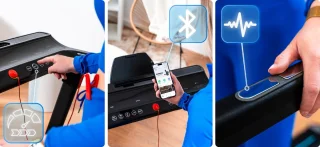 THUNDER ULTRA-BLACK elektrische loopband opvouwbaar