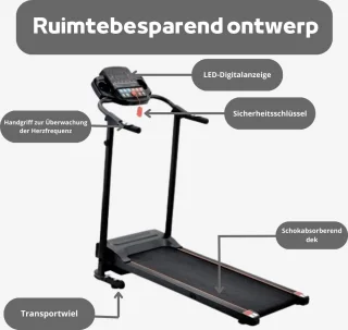 Thuys Walking Pad - Inklapbare Loopband