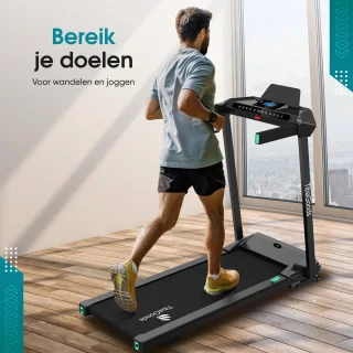 TibaGoods Elektrische Loopband Inklapbaar