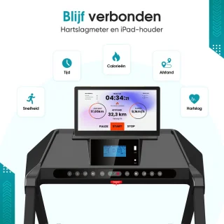 TibaGoods Elektrische Loopband Inklapbaar
