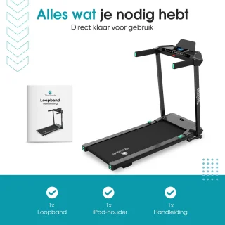 TibaGoods Elektrische Loopband Inklapbaar