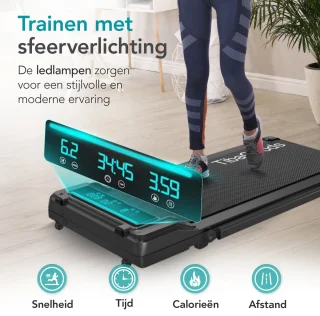 TibaGoods Loopband Inklapbaar Walking Pad