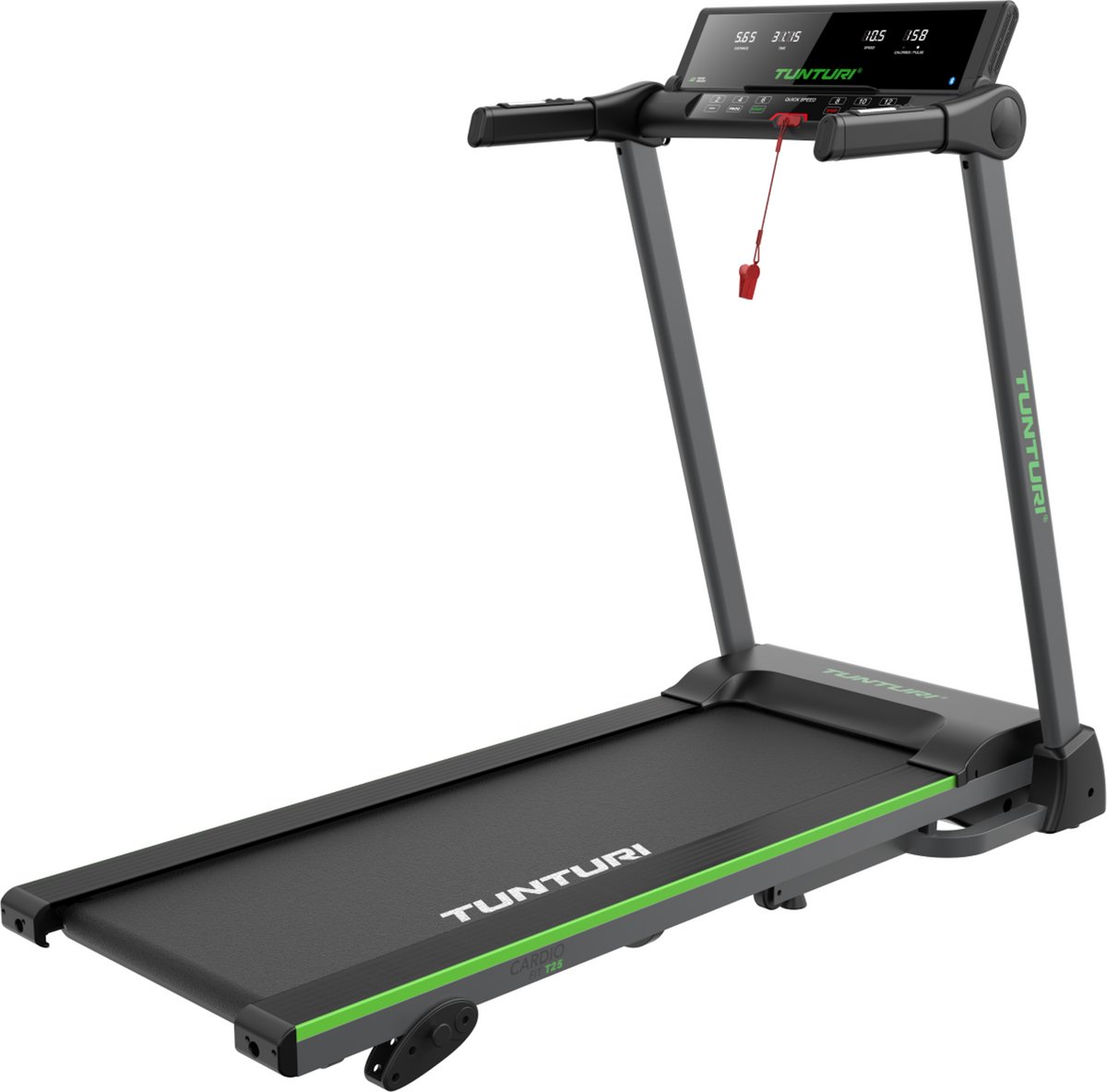 De Tunturi Cardio Fit T25 Inklapbare Loopband in één oogopslag