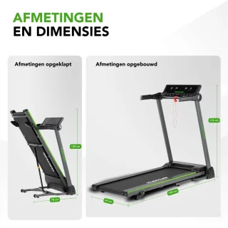 Tunturi Cardio Fit T25 Inklapbare Loopband