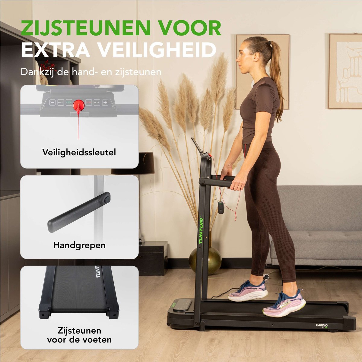 Wat vinden we goed aan de Tunturi Cardio Fit T5 Loopband