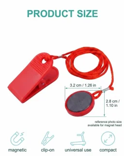 Universele noodstop voor loopband, 1 stuk