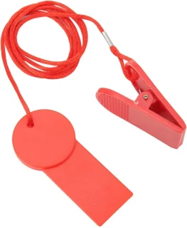 Veiligheidsschakelaar voor loopband met gordelclip (2 stuks)