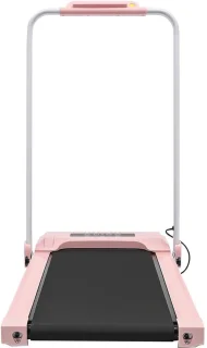 Walking Pad Loopband Elektrisch Inklapbaar Roze Zwart