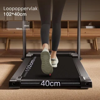 Walking Pad Loopband Elektrisch Inklapbaar Zwart