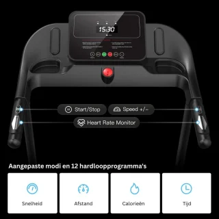 Walking Pad Loopband Elektrisch Inklapbaar Zwart