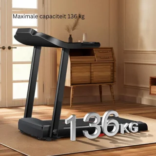 Walking Pad Loopband Elektrisch Inklapbaar Zwart