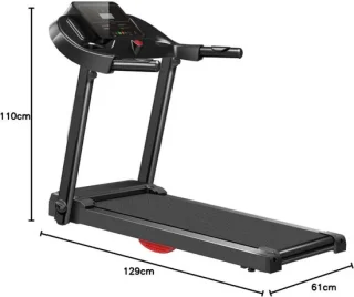Walking Pad Loopband Elektrisch Inklapbaar Zwart