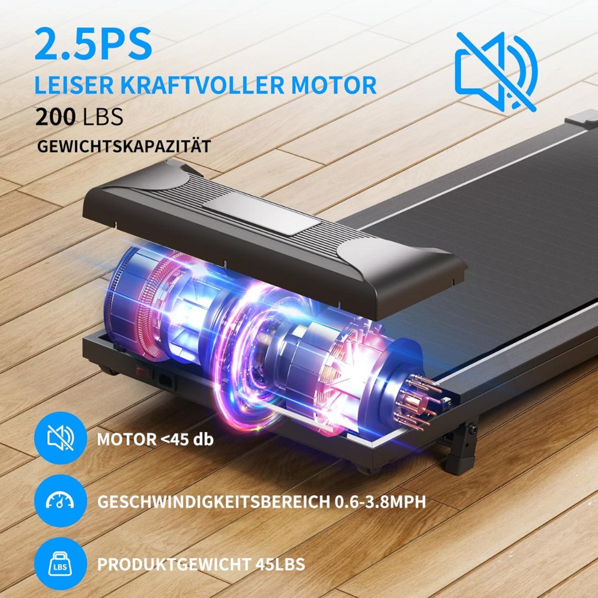 Walking Pad Loopband Inklapbaar Voor Thuis