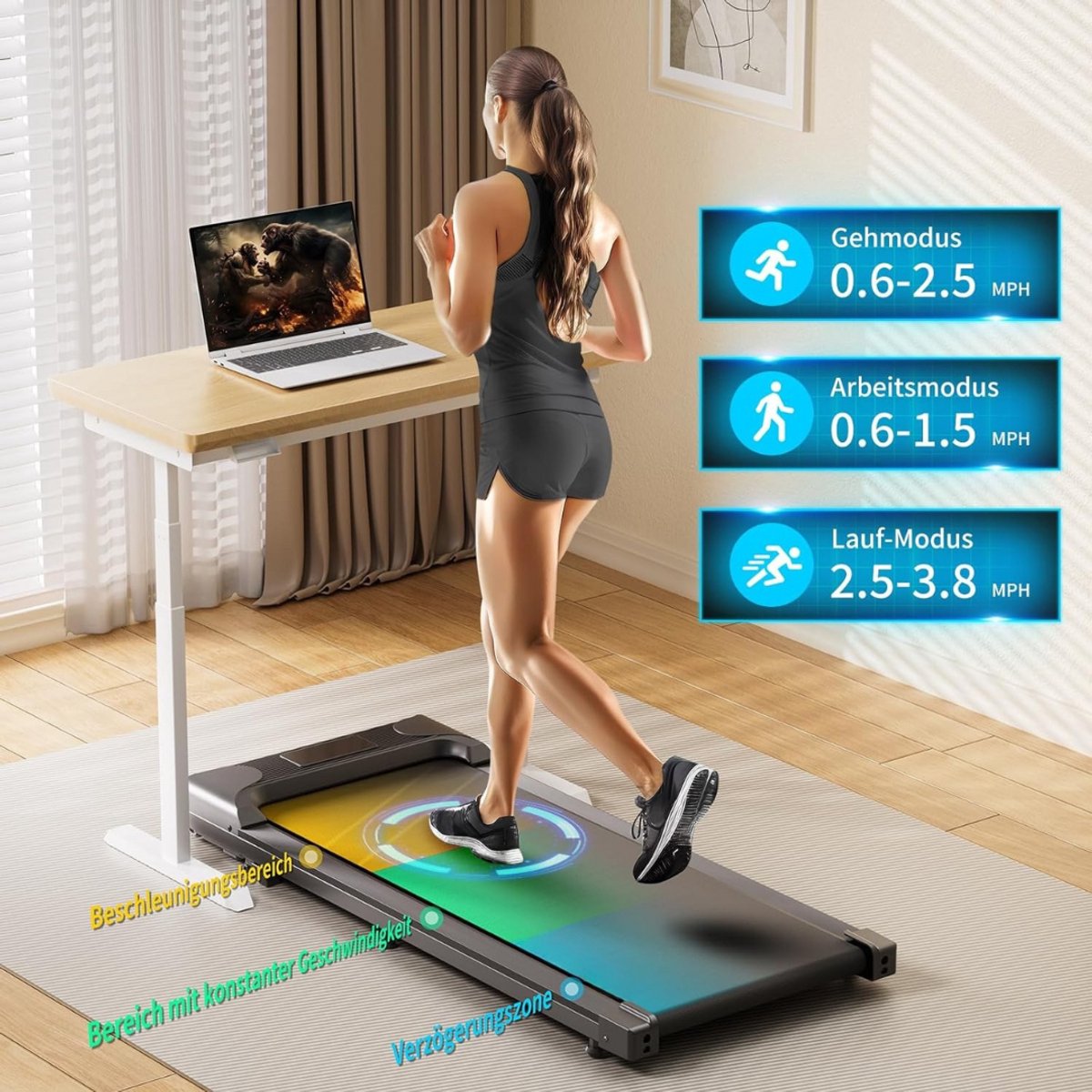 Walking Pad Loopband Inklapbaar Voor Thuis