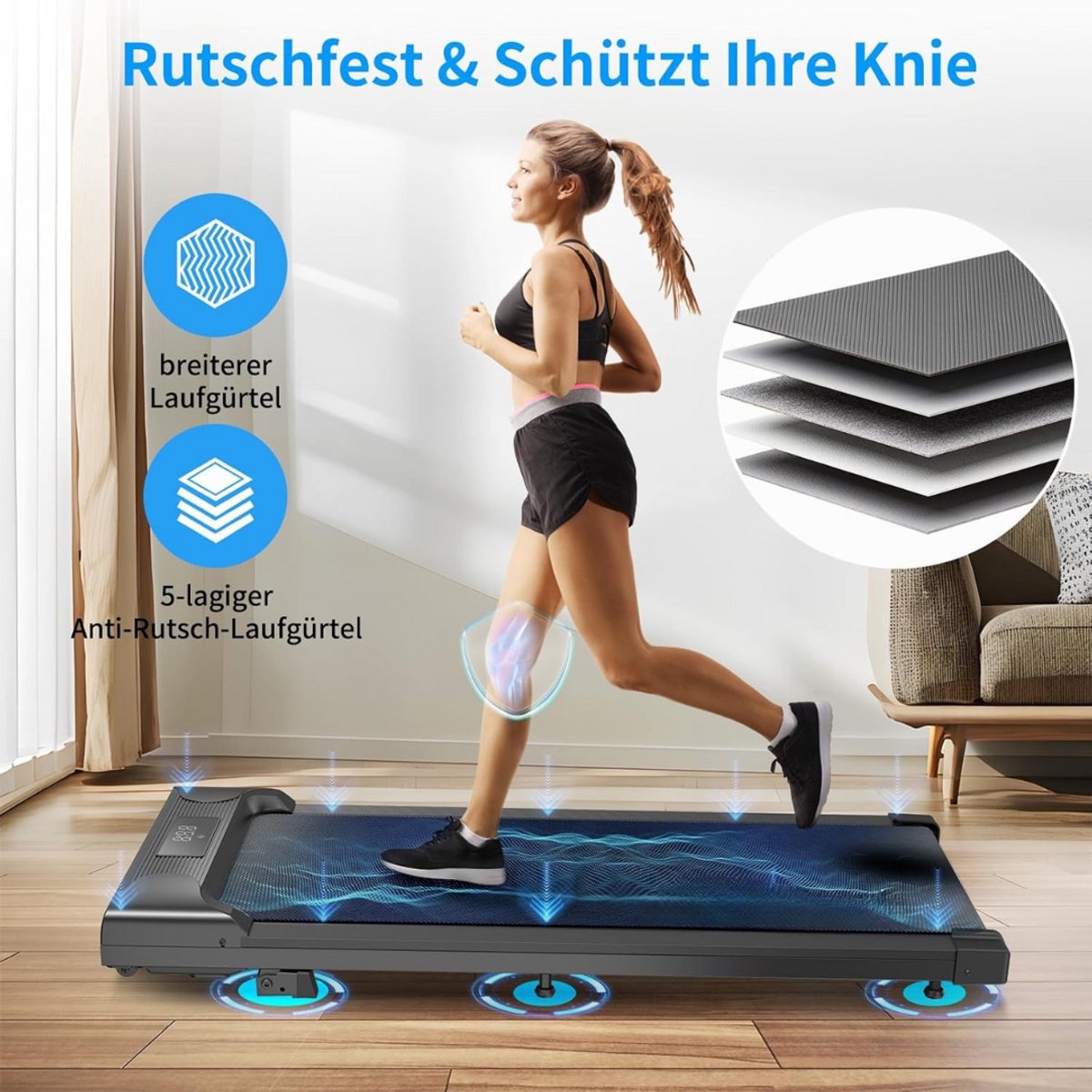 Walking Pad Loopband Inklapbaar Voor Thuis