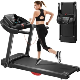 Walking Pad Loopband Inklapbaar Zwart